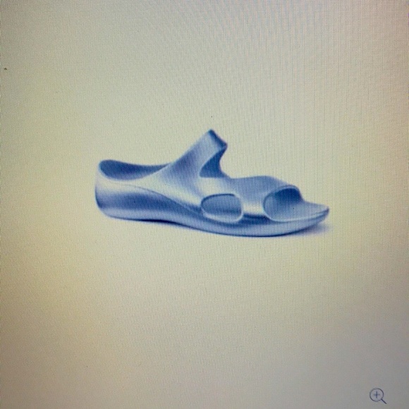 Lands' End Shoes Landsend Lightweight Comfort Flat Slide Sandals